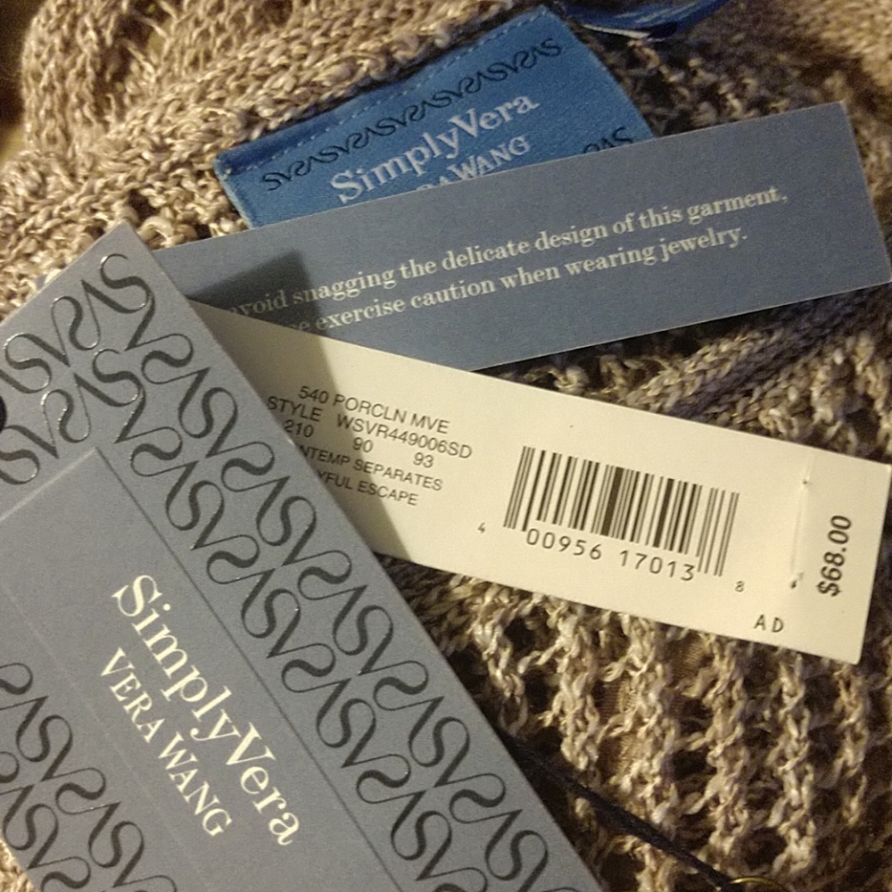 COMING MSRP=$68 NWT Mermaid Influenced Lined Taupe Fishnet Dress NWT - Picture 8 of 8